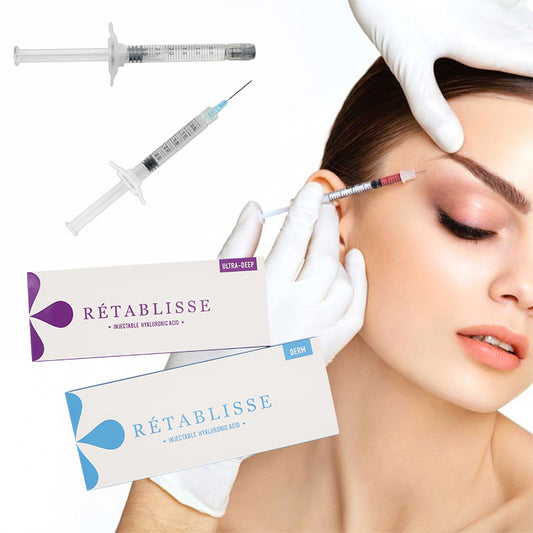 Hyaluronic acid facial wrinkle removal